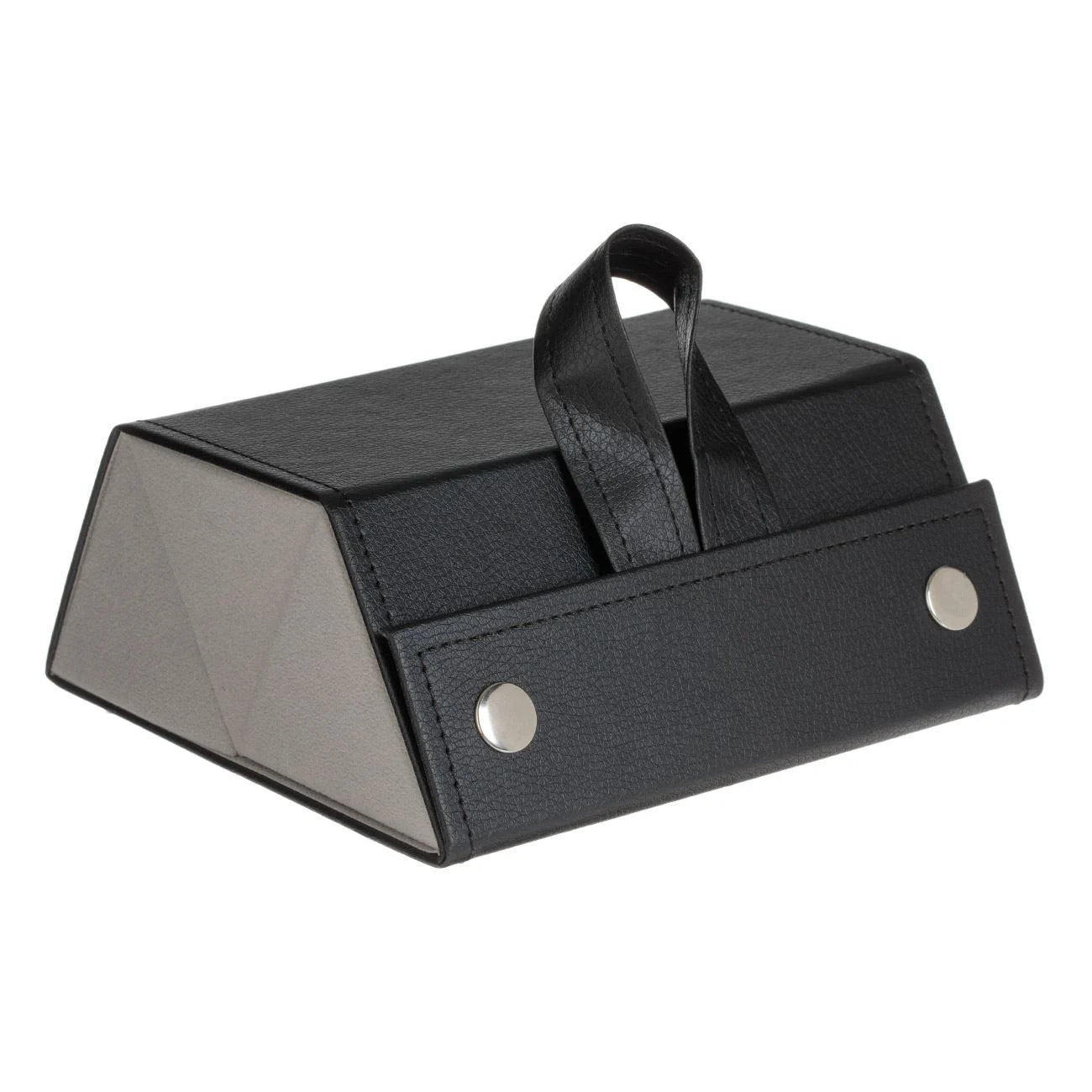 Suport Negru pentru Ochelari cu 3 Compartimente