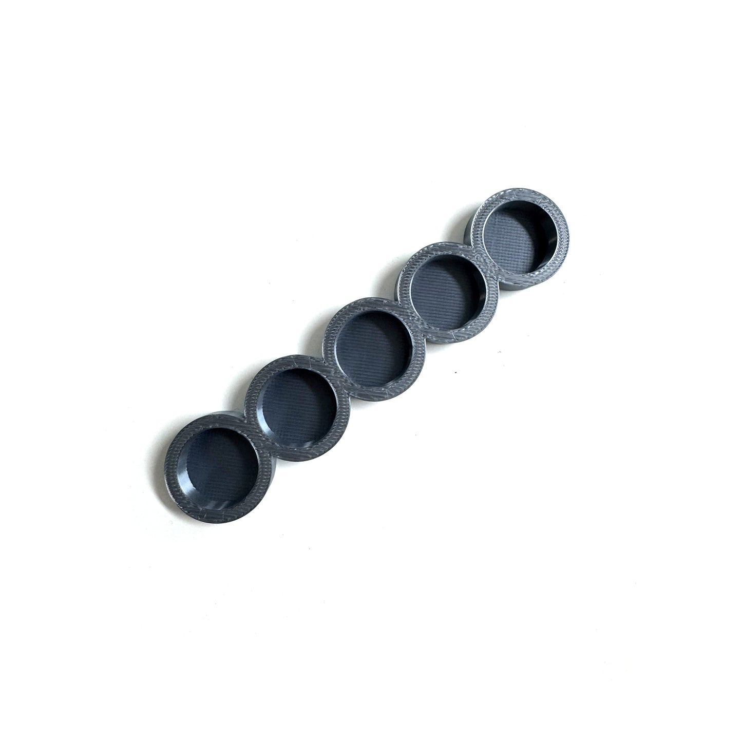 Stand pentru 5 Brichete Clipper – Titan Grey, Design Industrial