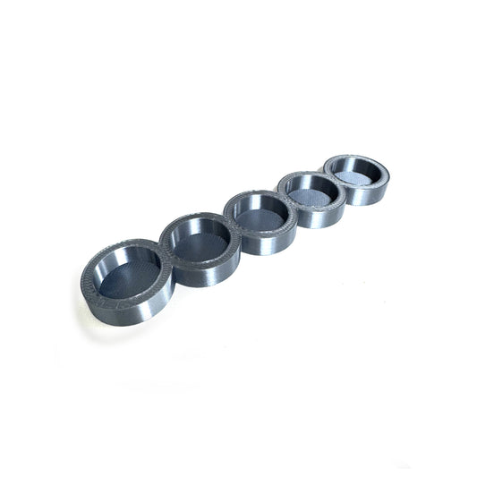 Stand pentru 5 Brichete Clipper – Titan Grey, Design Industrial